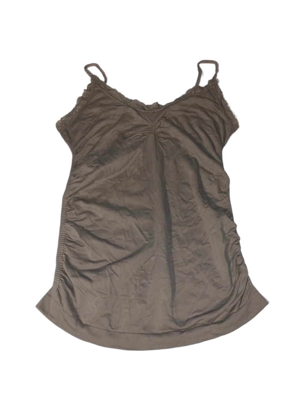 Women's Unbranded taupe Lace Trim camisole Chemise Slip S